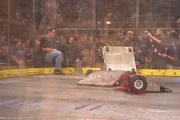 PlayBot finishes the rumble still active, and emerges part of the winning team.