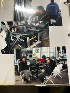 The Gamma Brigade with Gammatron in The Pits during Season 3.0.