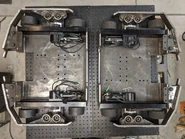 Both frames for the 2020 build of Tantrum under construction.