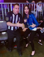 John Remar and Jessica Chobot during the 2018 season.