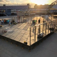 Construction of the BattleBox in Las Vegas begins.