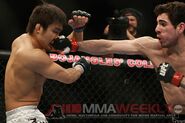 Florian beats Gomi in March 2010's UFC Fight Night.