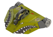 CAD of Bombshell's World Championship III redesign.
