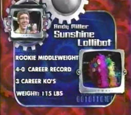 Sunshine Lollibot's Season 3.0 stats according to the TV show.