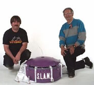 Steven and Lowell Nelson with S.L.A.M. at Season 1.0.