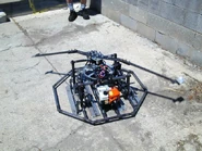 The Wacky Compass armed with its spinning bar