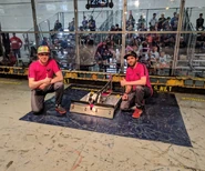 Mega Melvin at the 2017 edition of RoboGames.