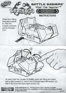 The instructions sheet included with the toy.