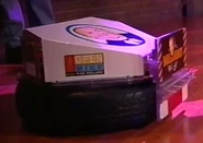 Bumper Bawt as Bullard Bot during Open Mike with Mike Bullard