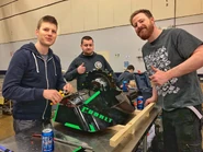 Cobalt in The Pits with its team during World Championship IV.