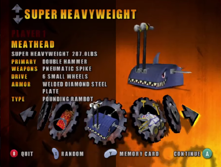 Meathead/BattleBots Video Game BattleBots Wiki Fandom