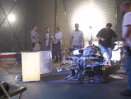 Tripulta Raptor Budweiser commercial.jpg (311 KB) Inflictor, a robot based on Tripulta Raptor, on set during the recording of Budweiser's 'RoboBash' commercial.