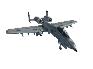 A 3D render of the A-10 Thunderbolt.