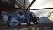 The Z-10W with hexagonal camouflage seen in the Only in Battlefield 4: "Crash In Guns Blazing" Trailer.