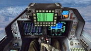 Cockpit view of SU-50
