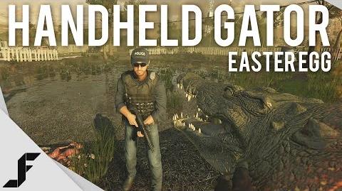 Handheld Alligator - Battlefield Easter Egg