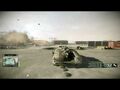 A Humvee with a rear passenger laying Anti-Tank Mines in Battlefield: Bad Company 2