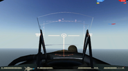 Pilot view with bombs