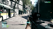 The M16A4 in Battlefield 3's Paris multiplayer gameplay trailer