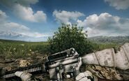 Better view of the left side of the M16A3 in game