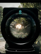 The Laser Sight in use on an RPK-74M.