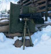 A Vickers emplacement on Narvik