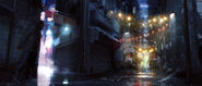 Second concept art of alleyways