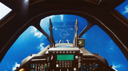 Cockpit view of SU-25