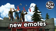 Promotional image of the Knights update emotes.