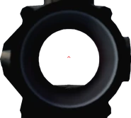 Render of the zomed-in 4X Rifle Scope.