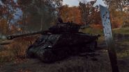 wrecked Sherman 76mm in Tirailleur