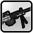 The icon for the Scoped Arctic M249.