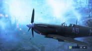 Spitfire MK VB in The Company menu