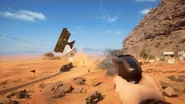 A pair of Ottoman Dr.1s escorting the armored train in the singleplayer mission Hear the Desert