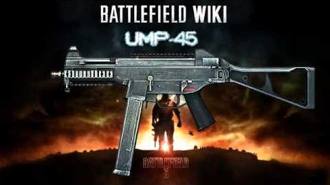 Firing signature from the UMP-45 in Battlefield 3.