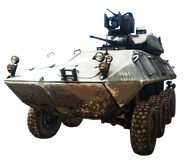 Front view of LAV-25