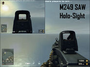 M249 with Holo-sights