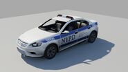 纽约警局警车3D模型