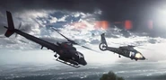 Z-11W and Ka-60 on Paracel Storm
