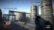 The AN94's GP-30 being fired in the multiplayer map Valley Run.