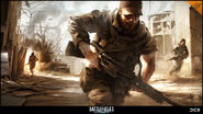 Concept art for Battlefield 3: Aftermath.