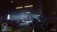 The underslung M320 being used in the Battlefield 4: "Best Moments" Multiplayer Gameplay Trailer.
