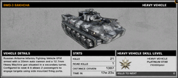 The BMD-3 Bakhcha's in-game description.