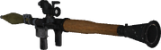 A back view of the RPG-7 in Play4Free