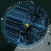 Below Radar deactivated (Note presence of vehicle symbol within Air Radar HUD)