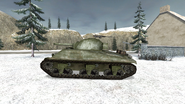 A Sherman as it appears on snowy maps.