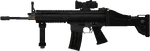 Das SCAR-L in Battlefield 2.