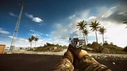 First-person view of the Deagle 44