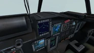 Pilot's console, no HUD