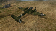 意军Bf110 尾部